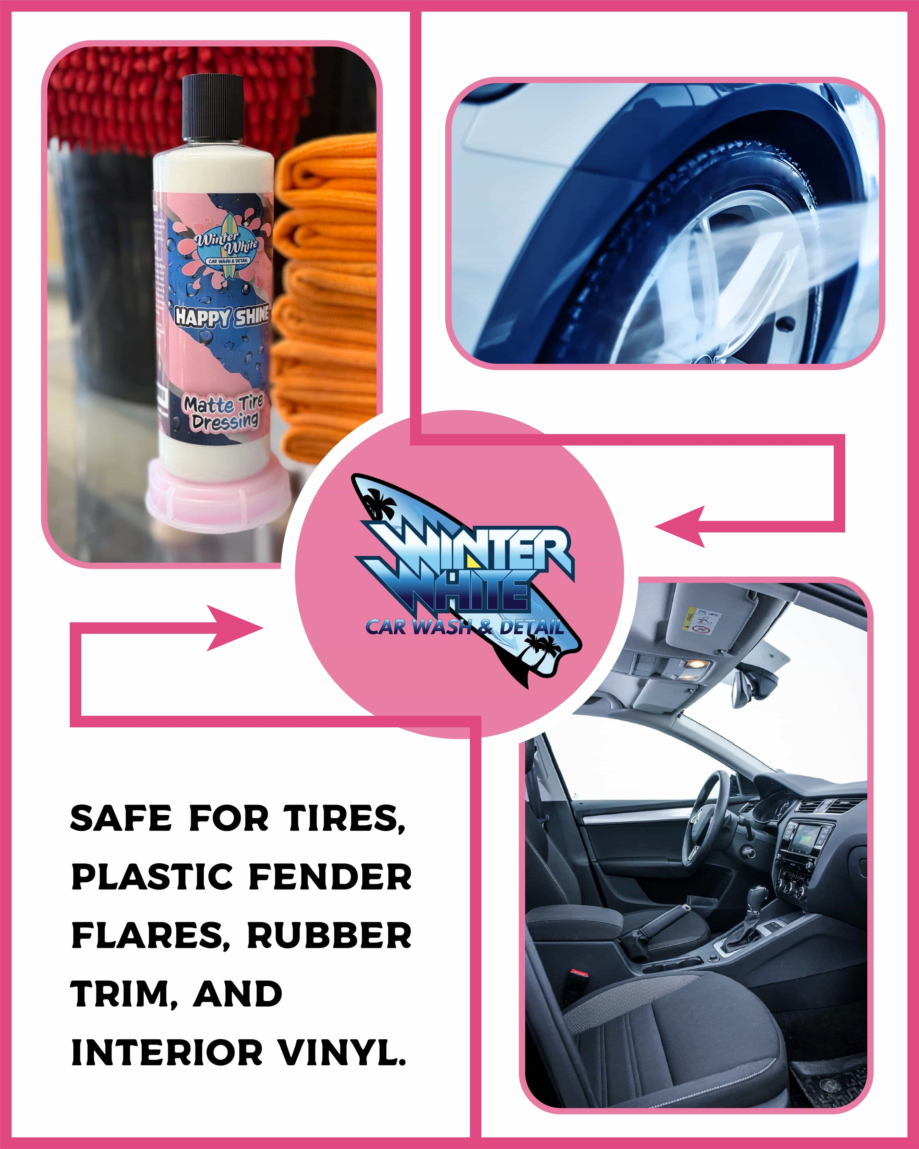 Happy Shine Matte Tire Dressing (16 fl oz)