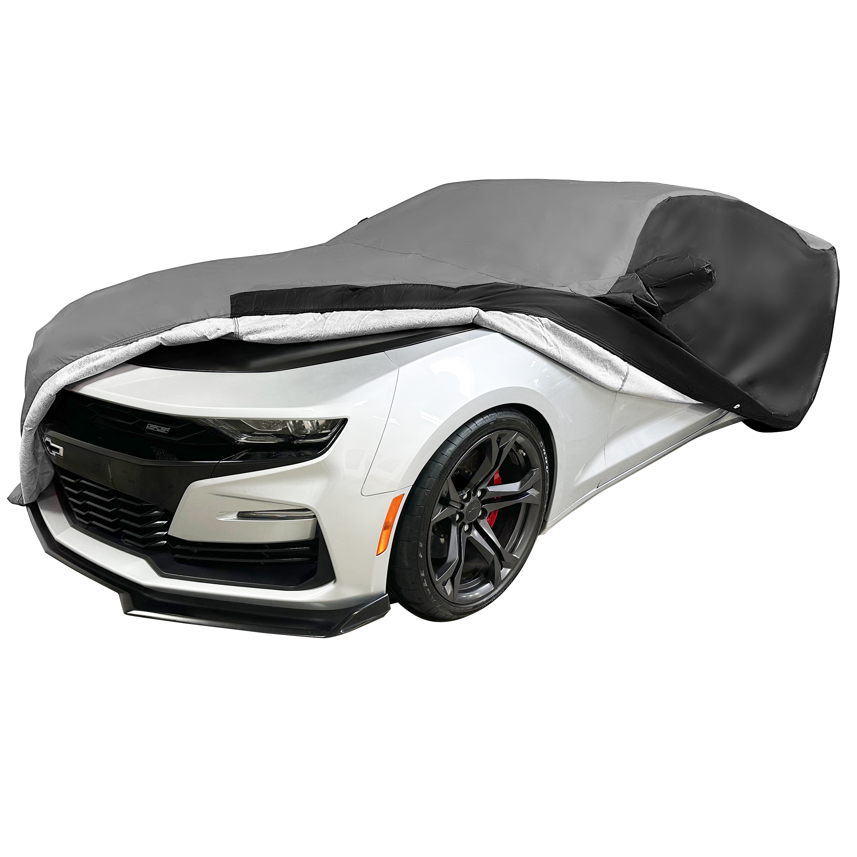 2010-2024 Camaro Ultraguard Plus Car Cover - 300D Indoor/Outdoor Protection - Gray/Black
