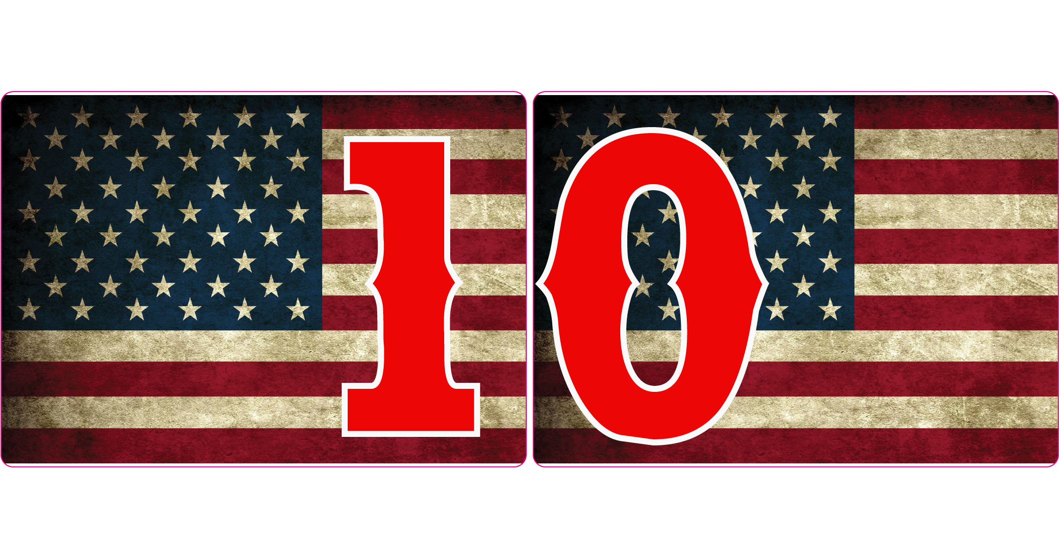 American Flag Eye decals for YJ or 5x7 headlights (Copy)