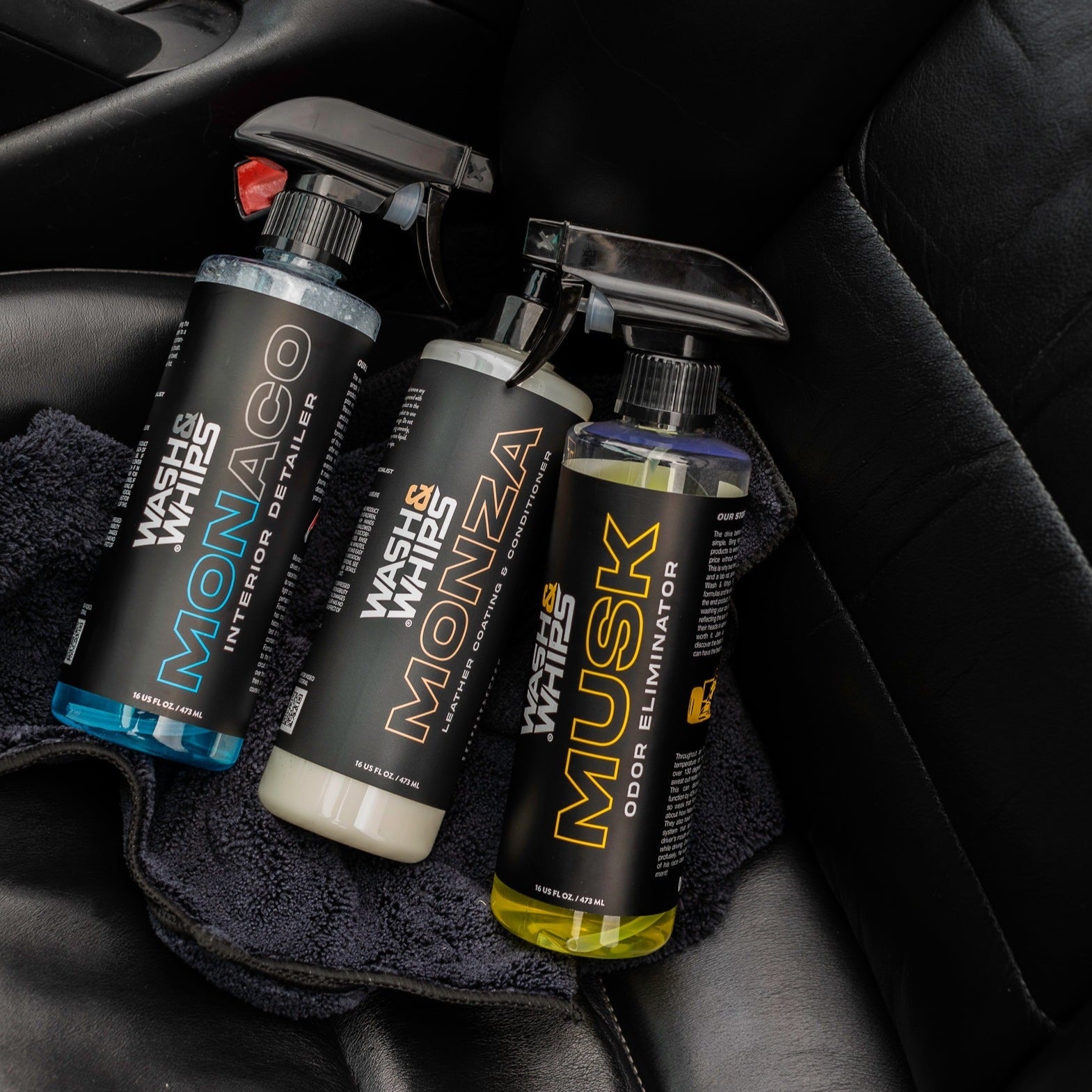 WASH&WHIPS CLEAN - Interior Car Wash Kit (Step 2)