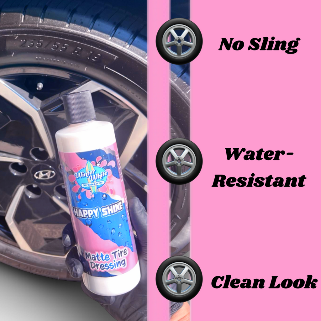 Happy Shine Matte Tire Dressing (16 fl oz)