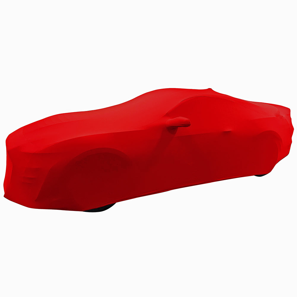 2005-2024 Ford Mustang Ultraguard Stretch Satin Indoor Car Cover - Red