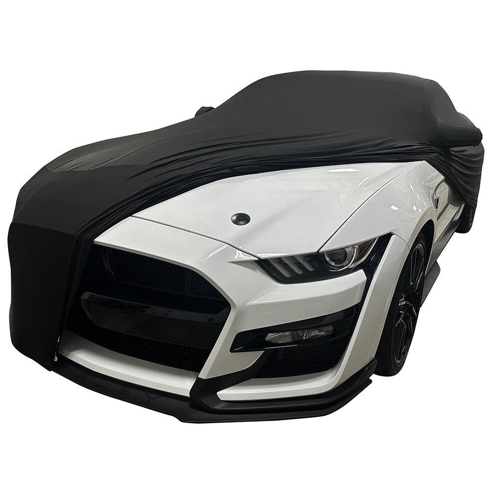 2005-2024 Ford Mustang Ultraguard Stretch Satin Indoor Car Cover - Black