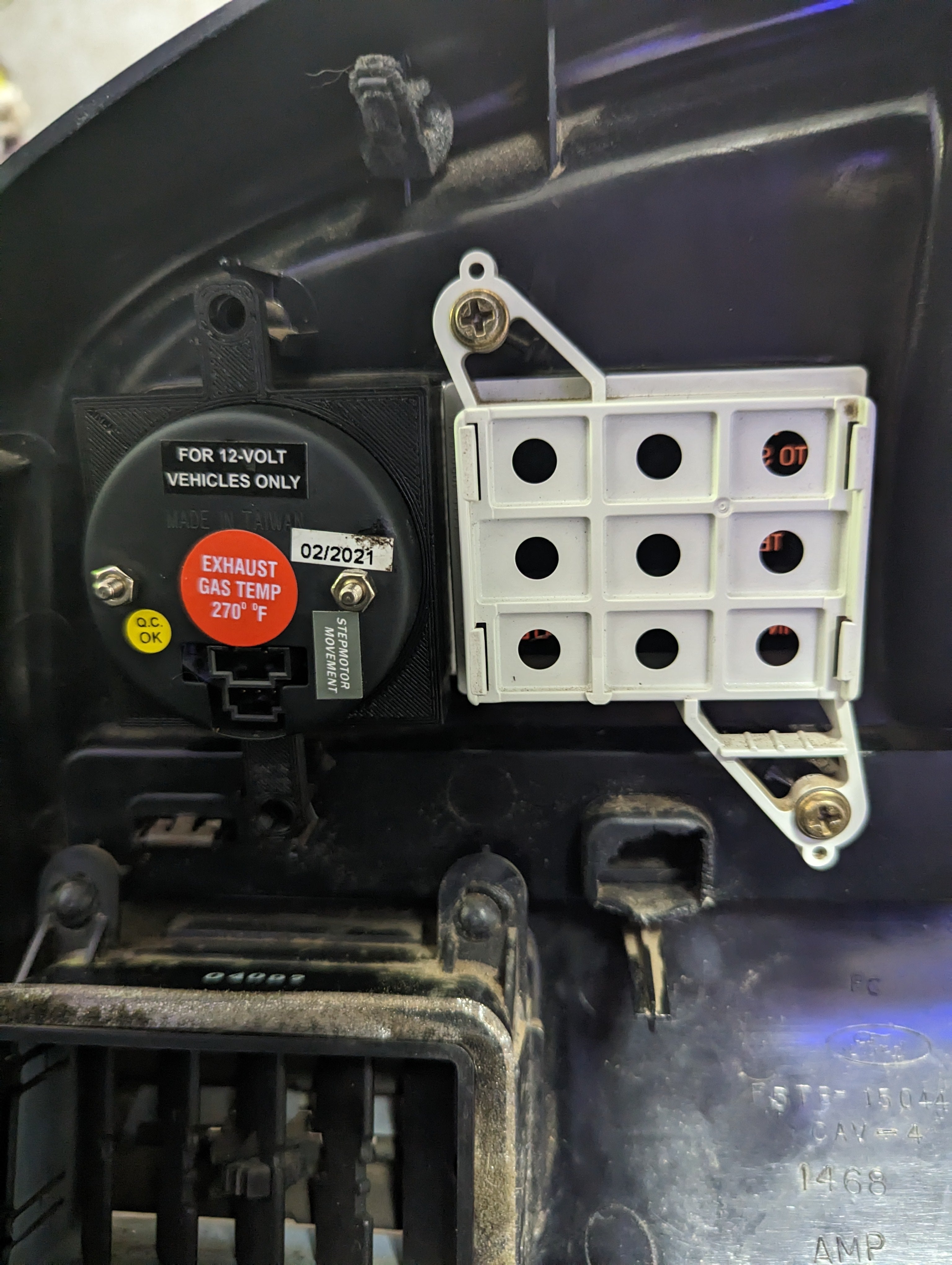 OBS Ford Dash 52mm Gauge Bezel