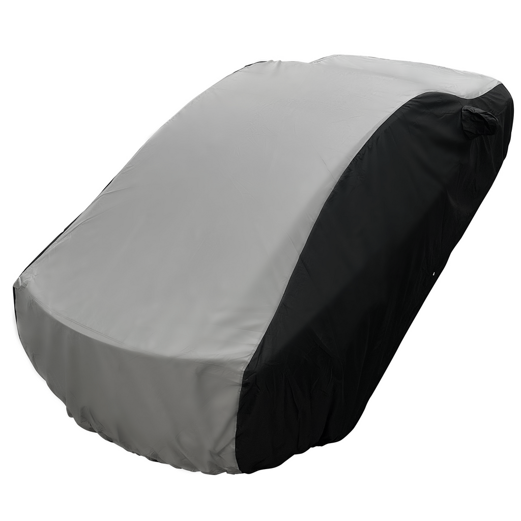 2017-2026 Tesla Model 3 Ultraguard Plus Car Cover - 300D Indoor/Outdoor Protection - Gray/Black