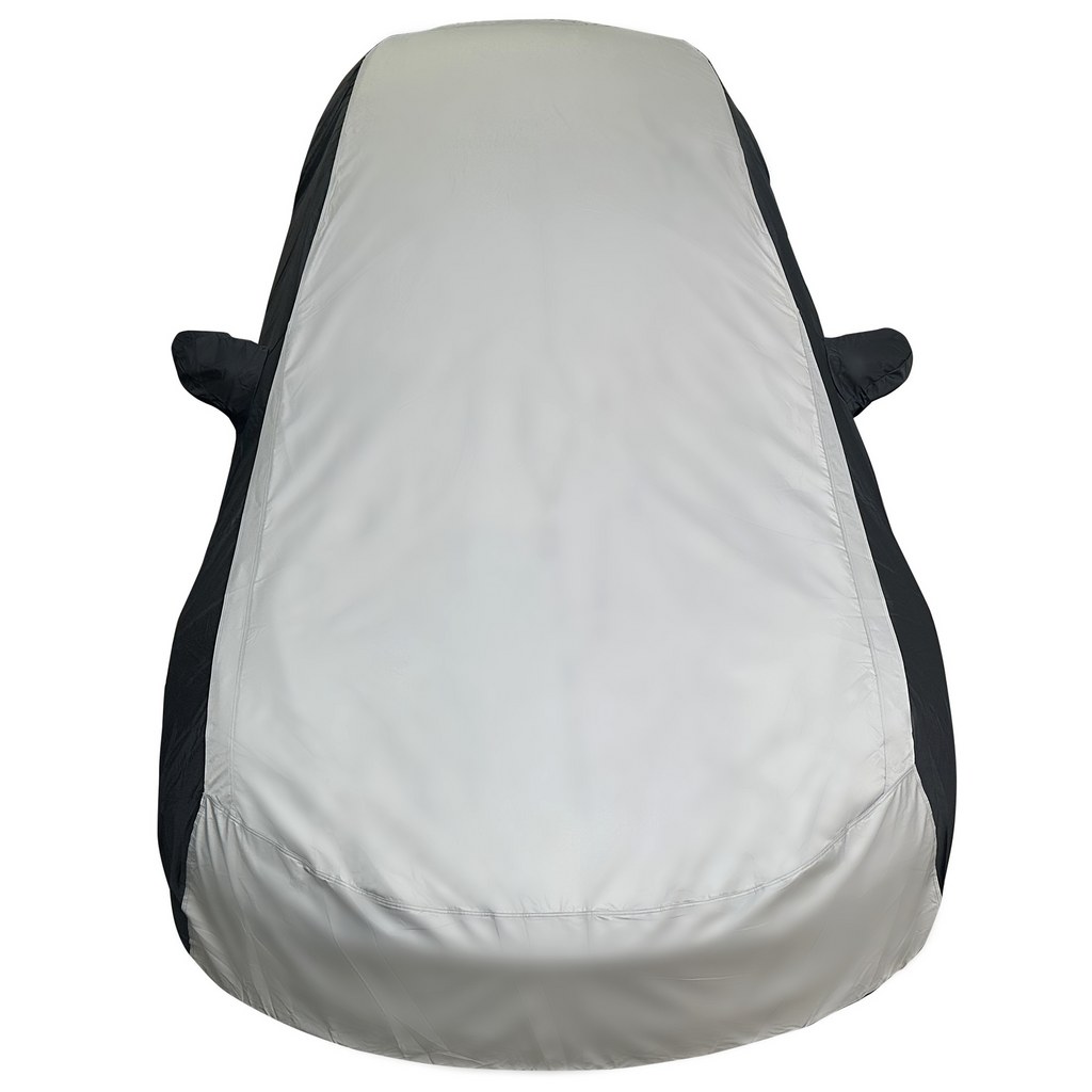 2017-2026 Tesla Model 3 Ultraguard Plus Car Cover - 300D Indoor/Outdoor Protection - Gray/Black