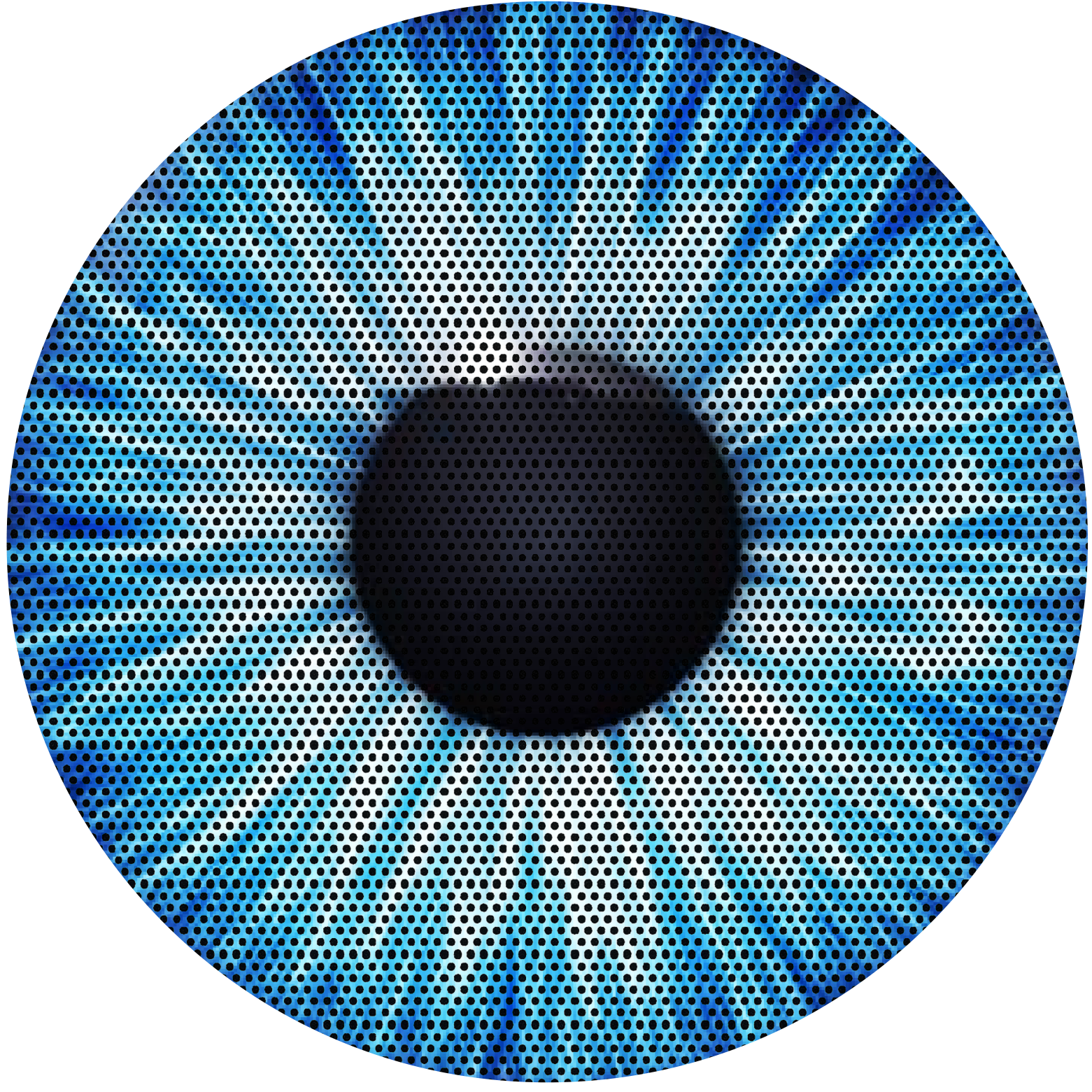 Blue headlight decal