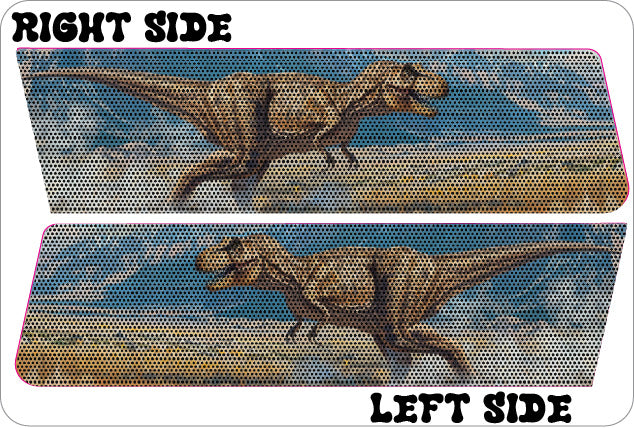 Dinosaur decal Jl and Gladiator Turn signal decal