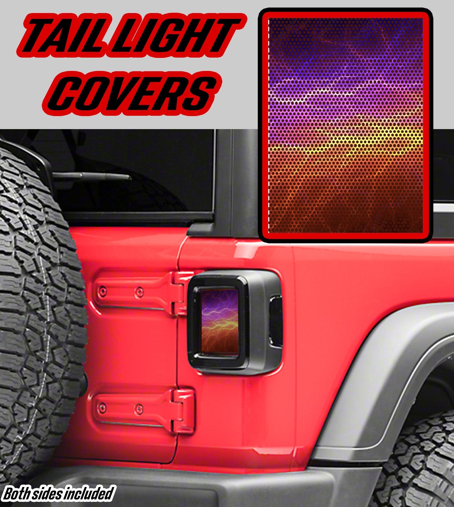 Lighting Taillight cover decal