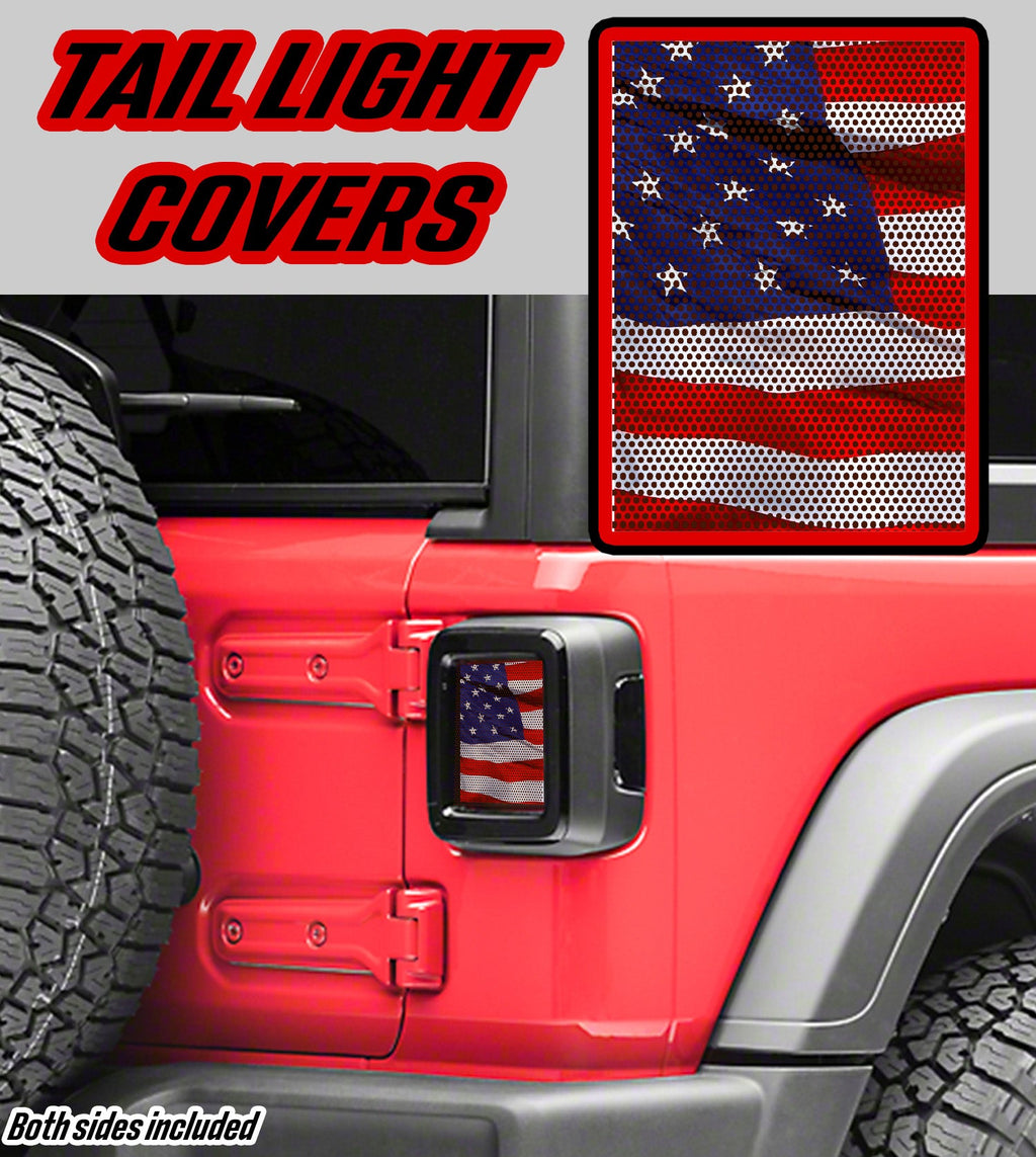 Merica Taillight cover decal