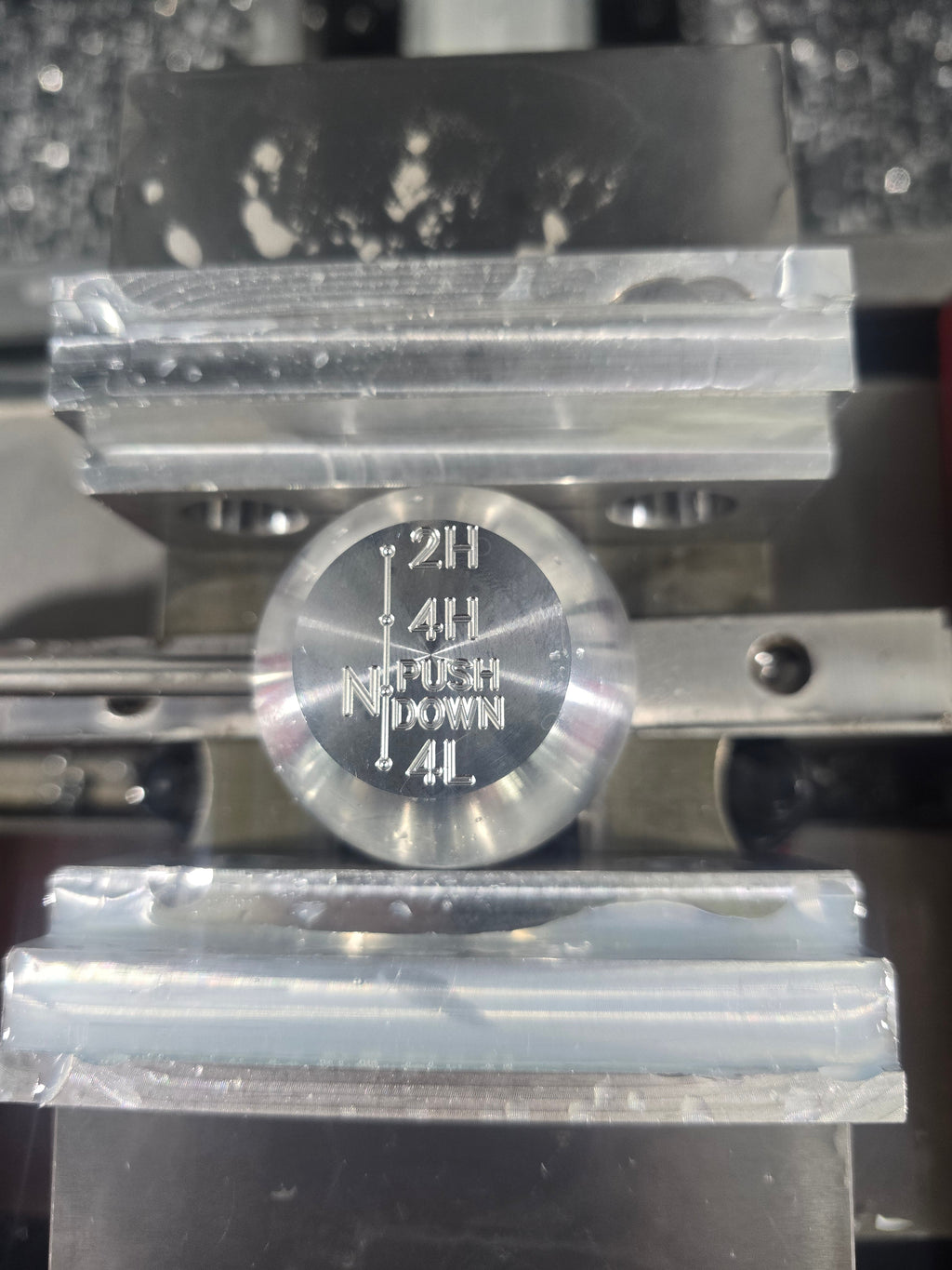 ZF5/6 Ball Aluminum Shift Knob (Raw/Black)