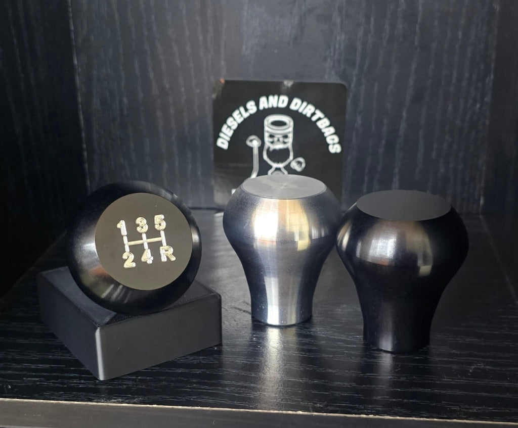 ZF5/6 Extended Aluminum Shift Knob (Raw/Black)