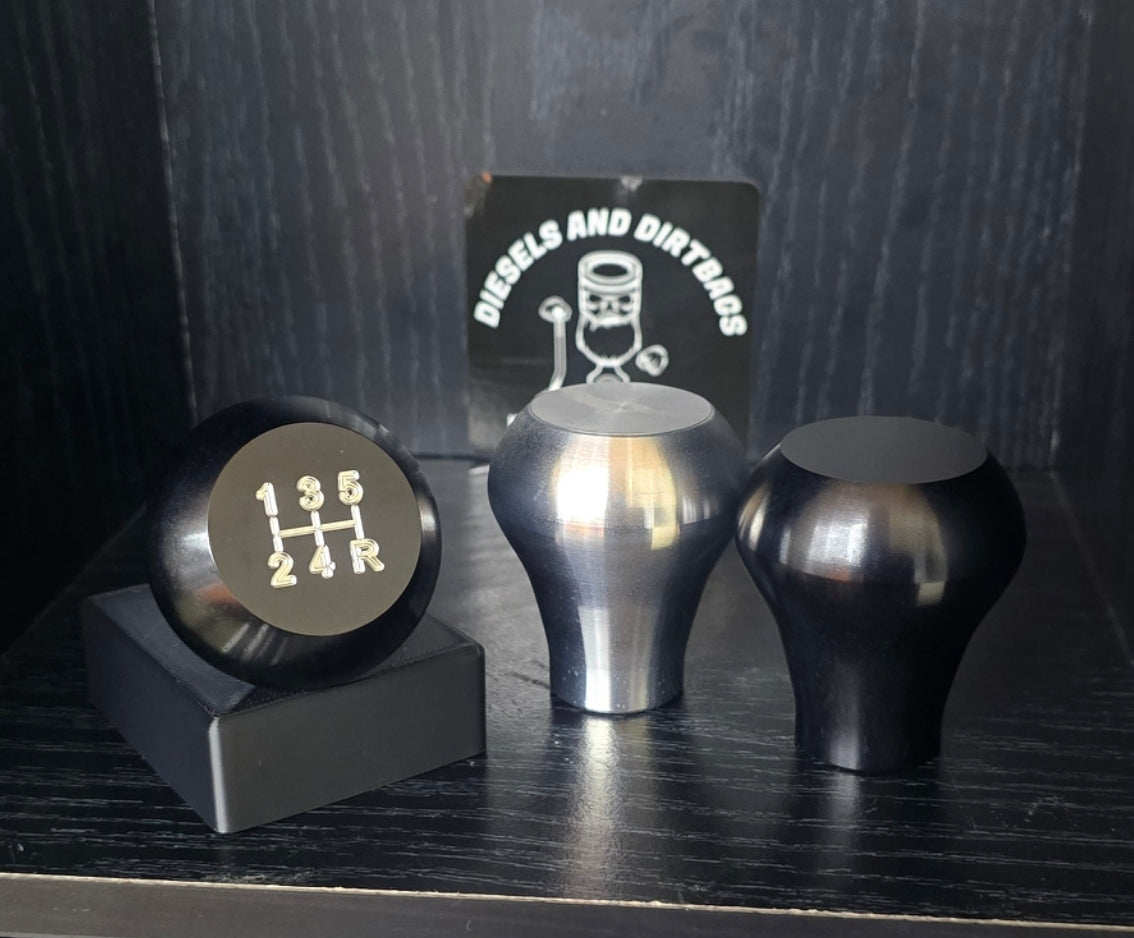ZF5/6 Extended Aluminum Shift Knob (Raw/Black)