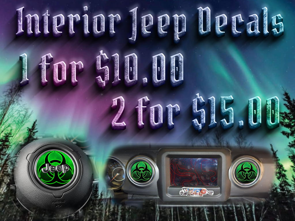 Steering wheel decal Retro Palm