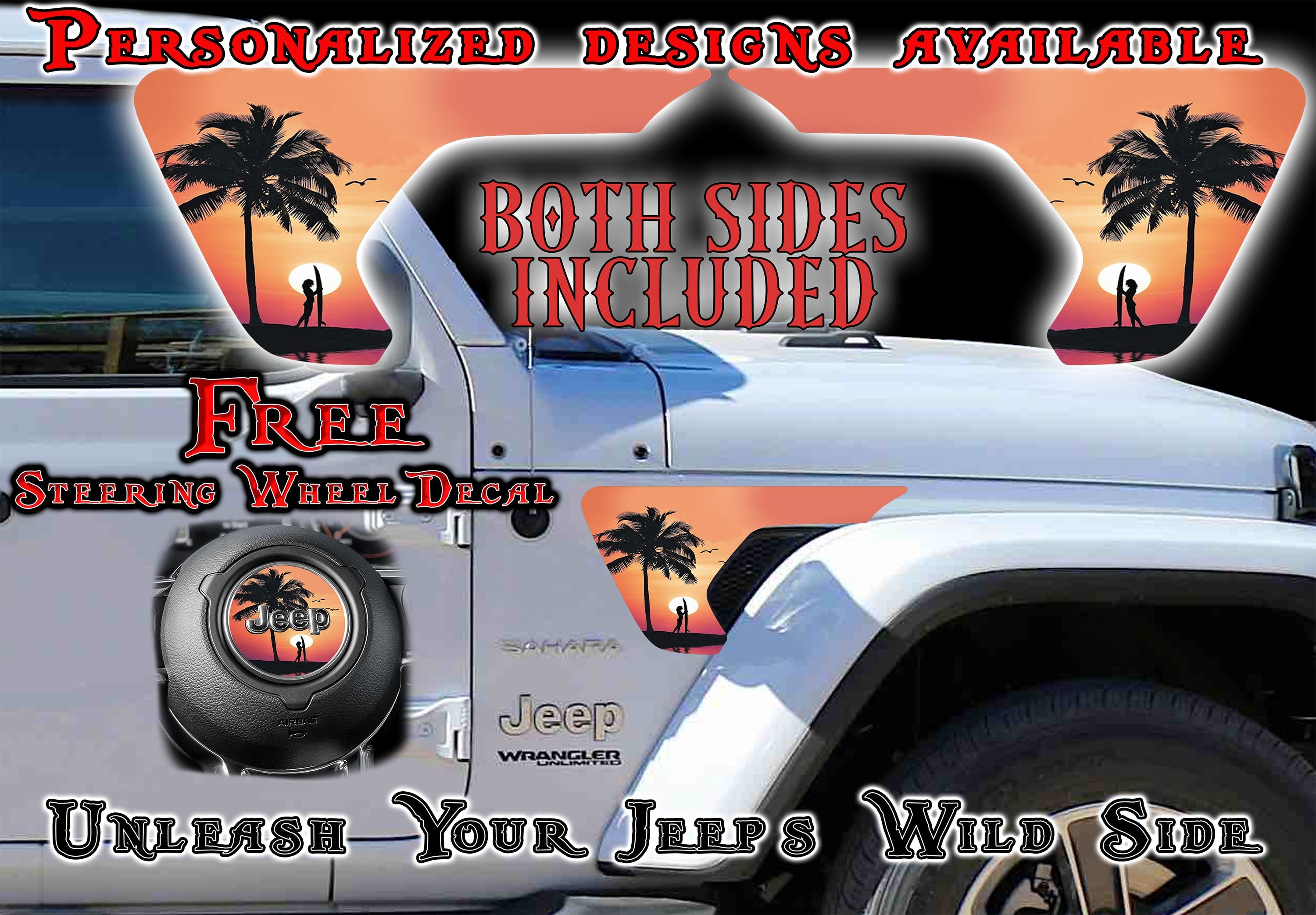 fender vent for the JL or JT 2018 or newer Surfs up