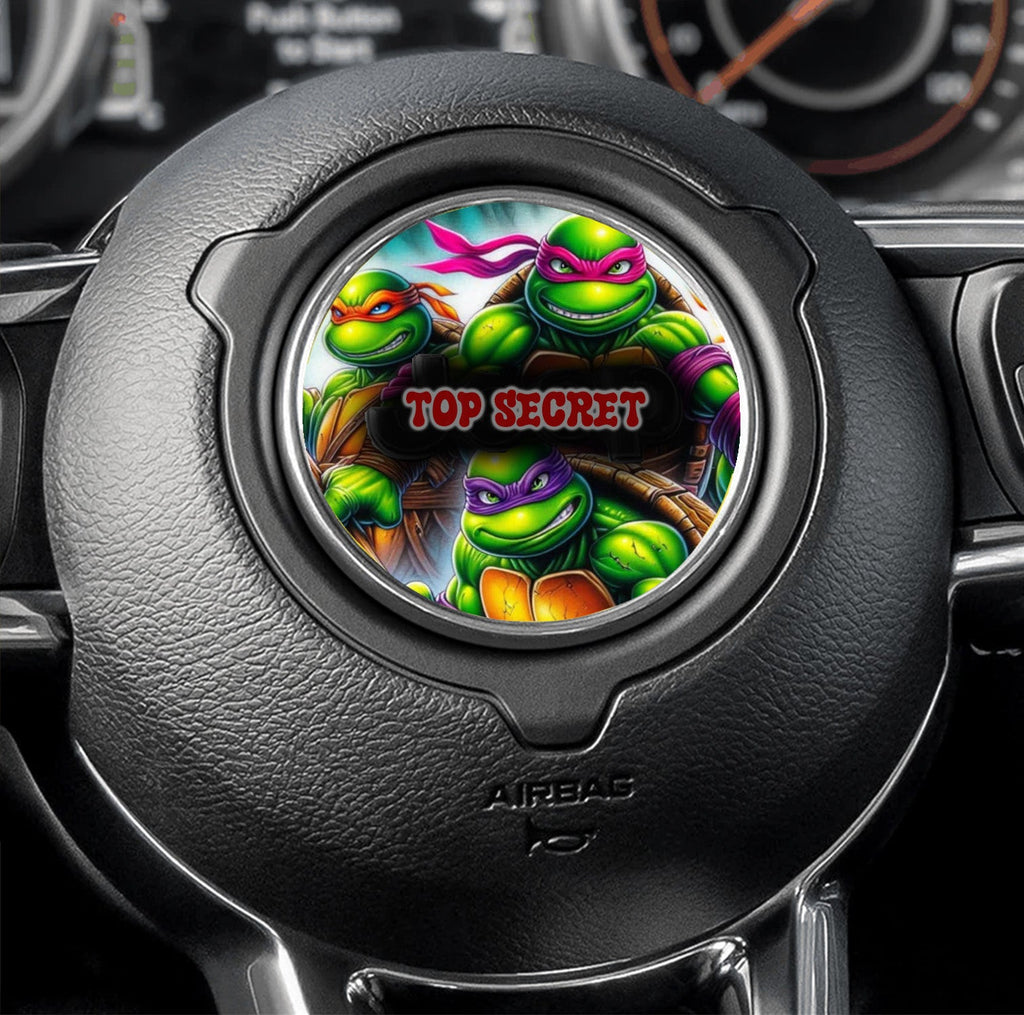 Steering wheel decal Teenage Turtles 1